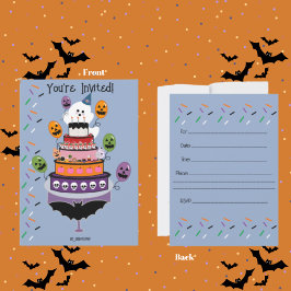 Ghosties Boo Day Firande Inbjudningar
