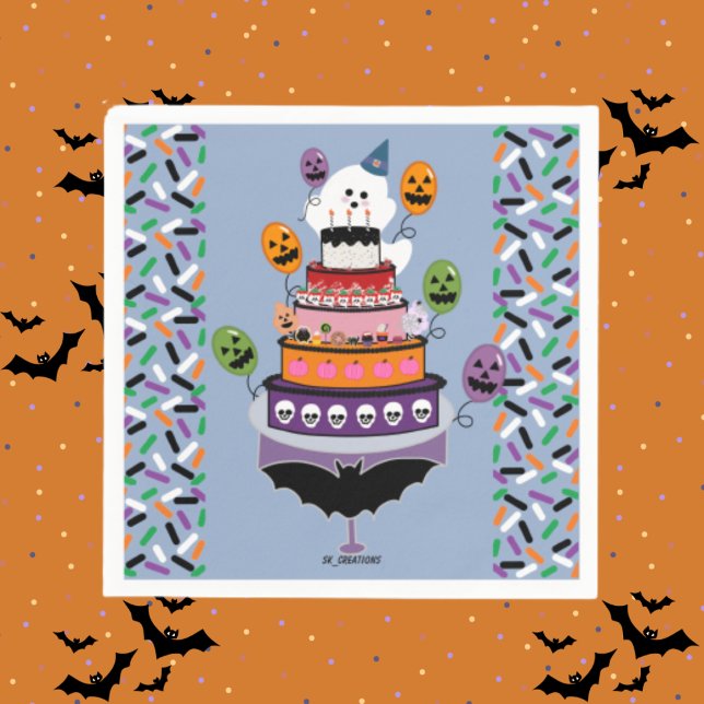 Ghosties Boo Day Firande Pappersservett (Perfect napkin for your celebootion.)