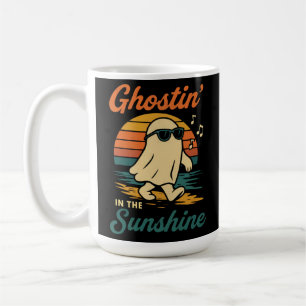 Ghostin spökhalloween kaffemugg