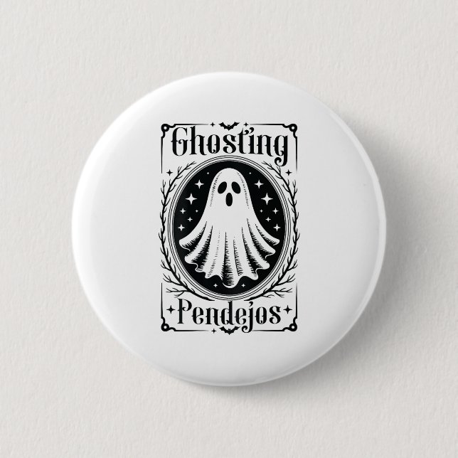 Ghosting Pendejos Funny Mexican Ghost Halloween (o Knapp (Framsida)