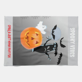 Ghostis Glow "Spooky Vibes" Halloween Kökshandduk