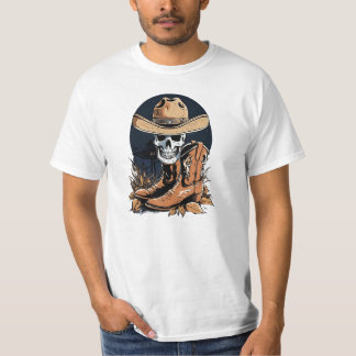 Ghostis Wrangler: Hemskt Western T Shirt