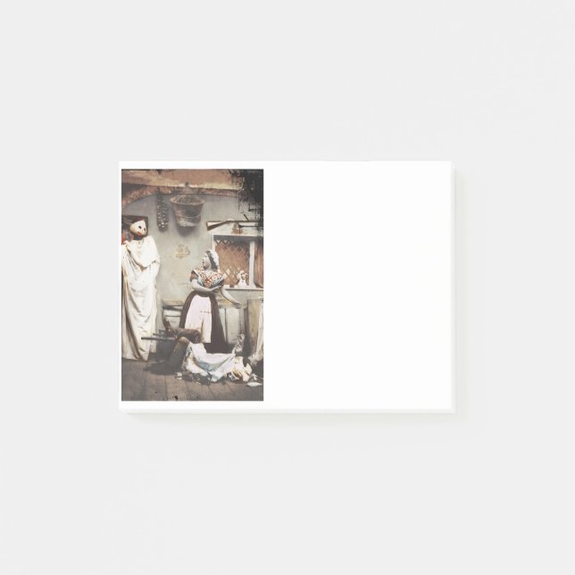 Ghostisk Jack-o-lantern Post-it Block (Framsida)