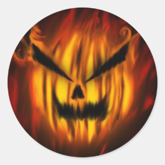 ghostjack runt klistermärke