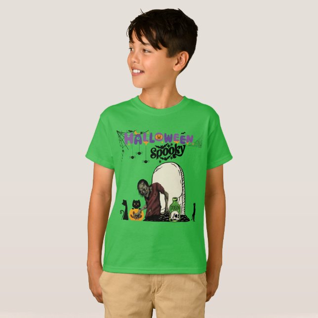 Ghostlight Carnival shamrockgrön T Shirt (Hel framsida)