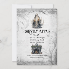 Ghostly Affair Halloween Inbjudningar