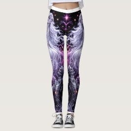 Ghostly Glam Halloween Leggings