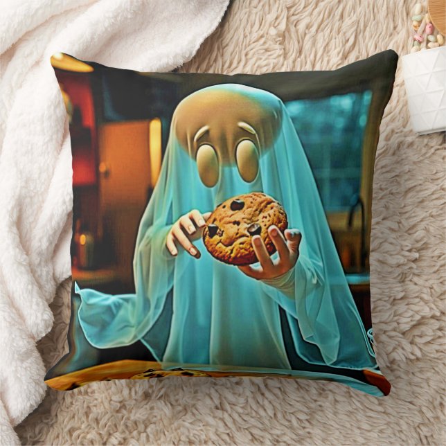 Ghost's Crave for Cookies Kudde (Filt)