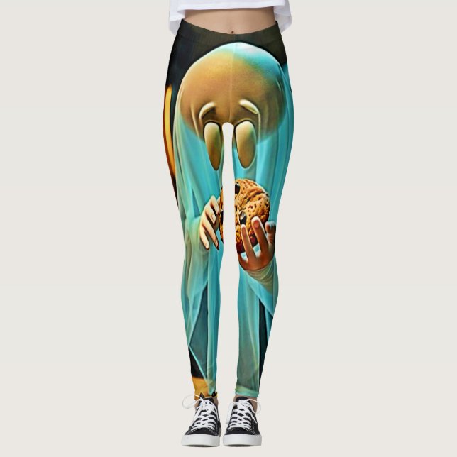 Ghost's Crave for Cookies Leggings (Framsida)