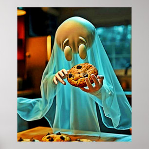 Ghost's Crave for Cookies Poster
