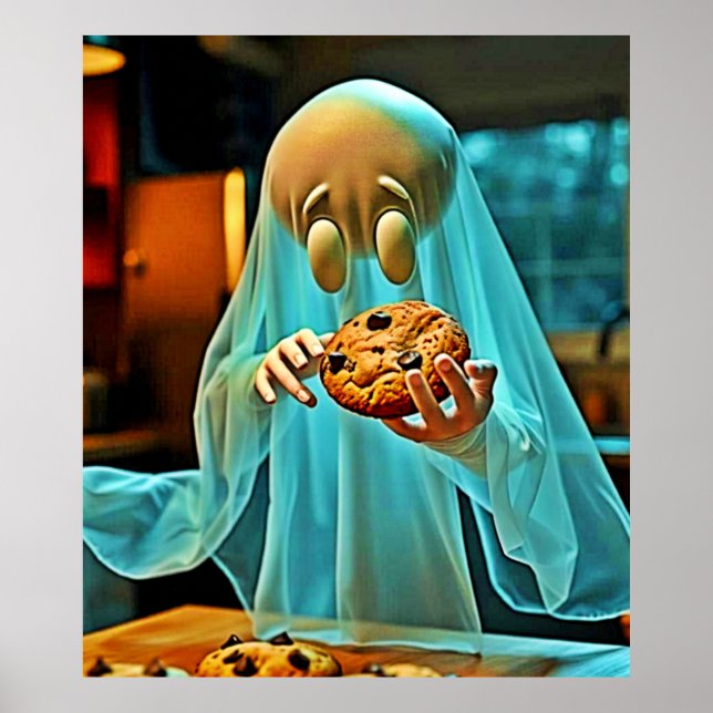 Ghost's Crave for Cookies Poster (Framsidan)