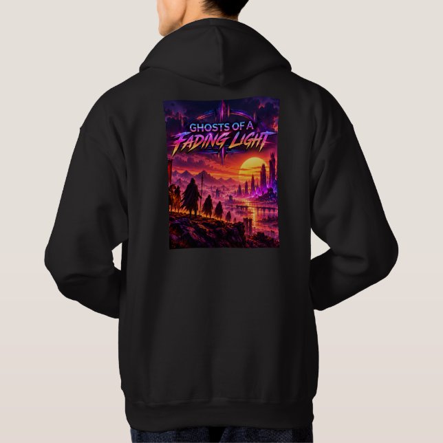 Ghosts of a Fading Light Sci-Fi Tröja med Huva Hoodie (Baksida)