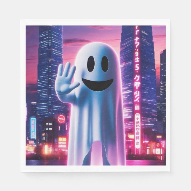 Ghosty Wave & Urban Ljus Pappersservett (Framsidan)