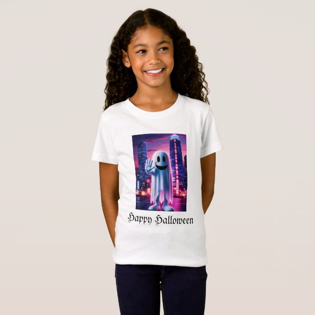 Ghosty Wave & Urban Ljus T Shirt (Hel framsida)