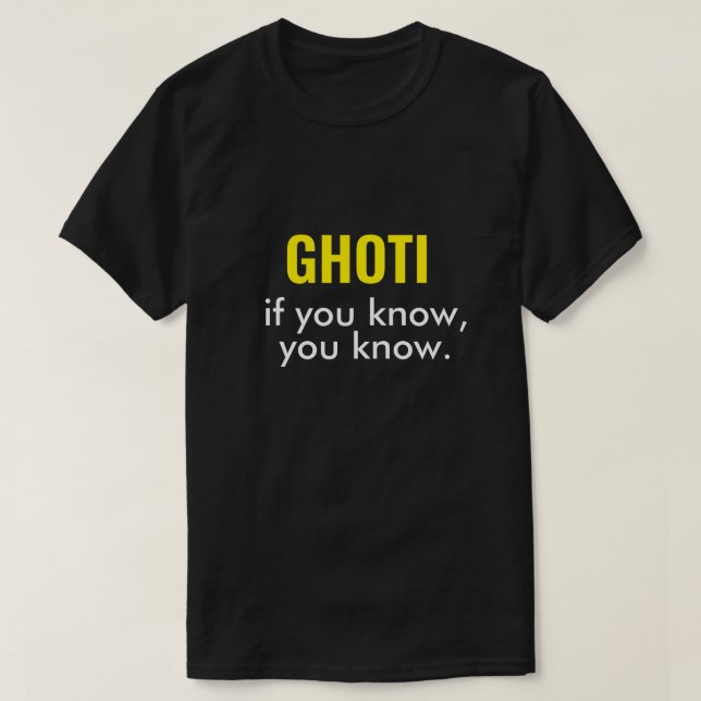 GHOTI Linguist T Shirt (Design framsida)