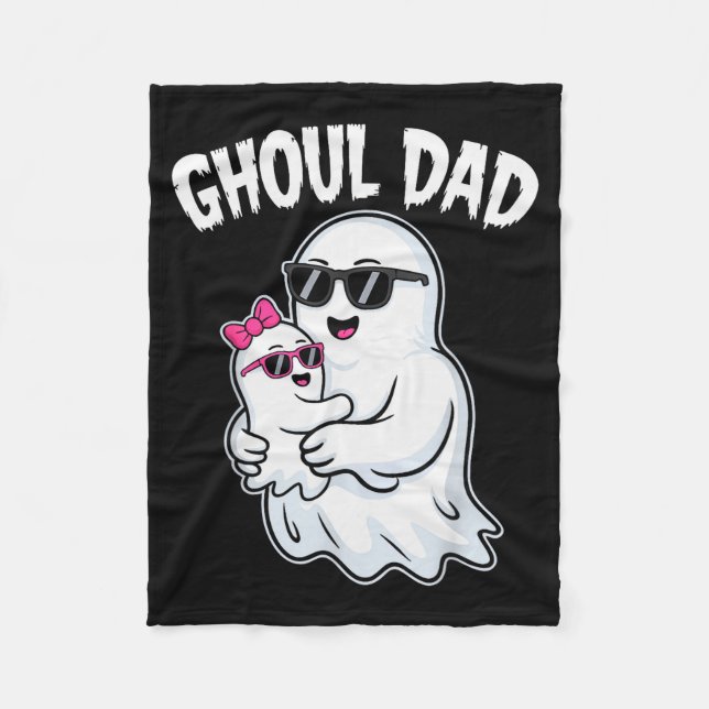 Ghoul Dad Shirt Men Daddy Soky Halloween Ghost Cos Fleecefilt (Framsidan)