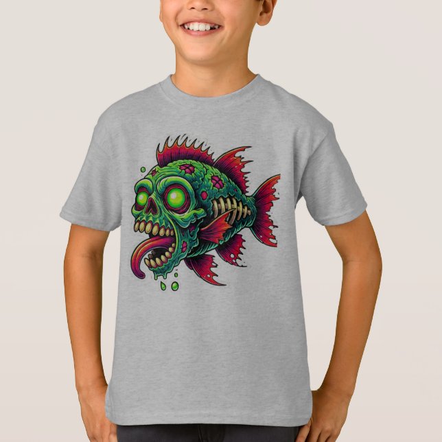 Ghoul Fish Deep Sea Creeper T Shirt (Framsida)