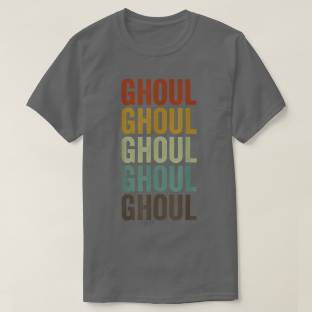 Ghoul Fish Retro  T Shirt (Design framsida)