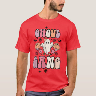 Ghoul Gang Groovy Hej Boo Pumpkin Boo Crew Hallowe T Shirt