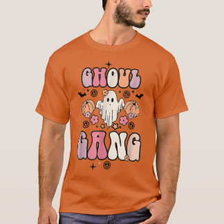 Ghoul Gang Groovy Hej Boo Pumpkin Boo Crew Hallowe T Shirt