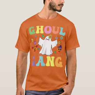 Ghoul Gang Groovy Hej Boo Pumpkin Boo Crew Hallowe T Shirt
