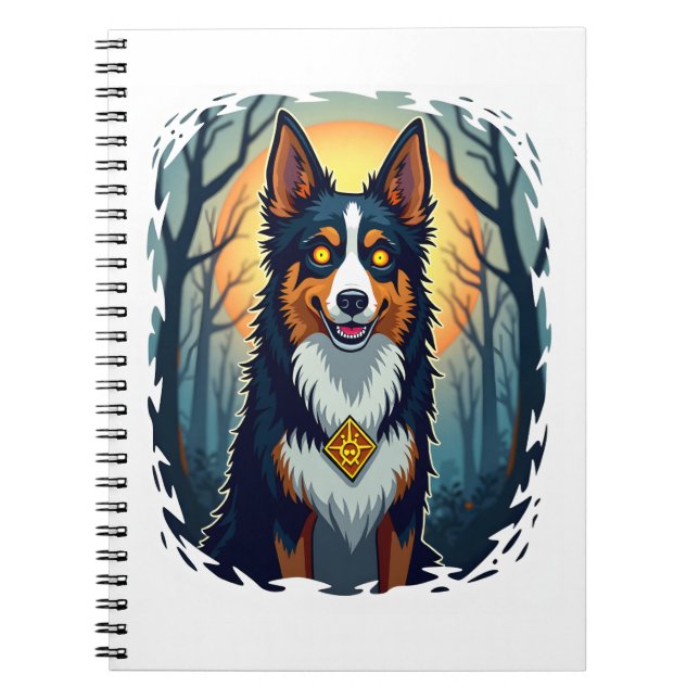 Ghoul Greyhound Dash Anteckningsbok (Framsidan)
