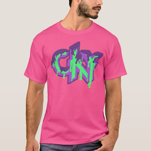 Ghoul Grumps Stil Cky Logotyp T Shirt (Framsida)
