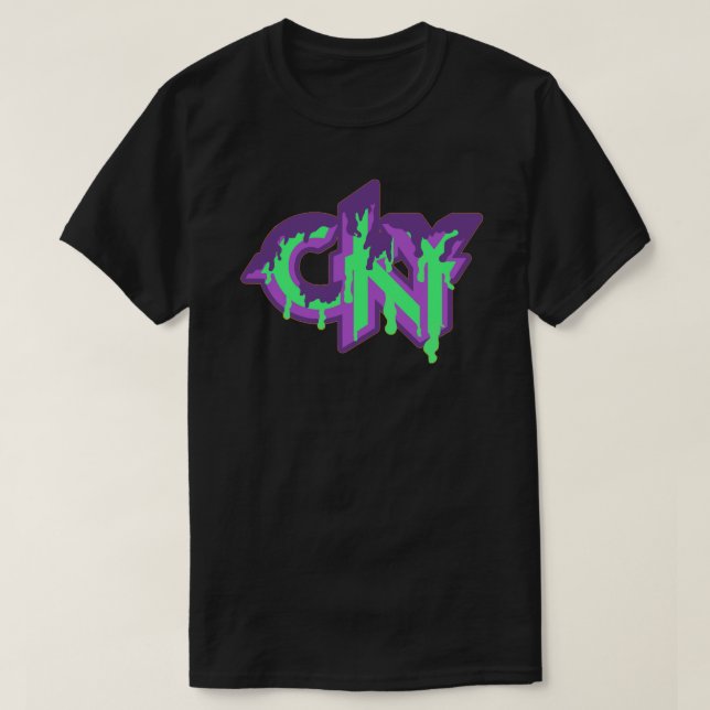 Ghoul Grumps Stil Cky Logotyp T Shirt (Design framsida)