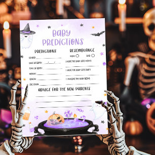 Ghoul Halloween Baby Shower Baby Predications-spel