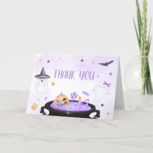 Ghoul Halloween Baby Shower Tack Kort