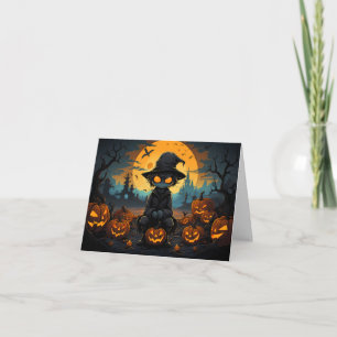 Ghoul Halloween och Pumpkin Kort