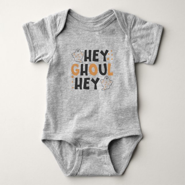Ghoul Hej Baby Bodykostyma T Shirt (Framsida)