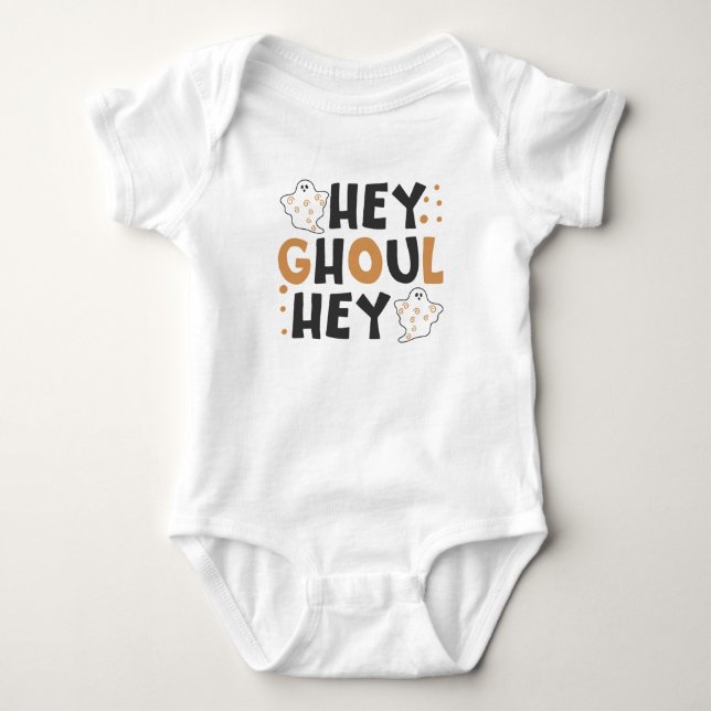 Ghoul Hej Baby Bodykostyma T Shirt (Framsida)