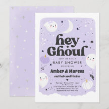 Ghoul Lila Girl Girl Ghost Baby Shower