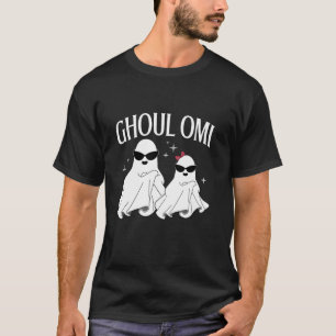 Ghoul Omi Boo Halloween Bus eller godis Ghost Omi T Shirt