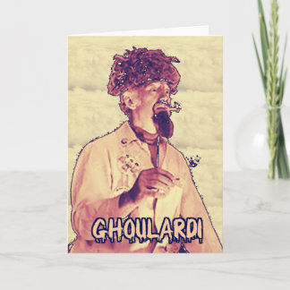Ghoulardi-kort (Surreal 4) med kuvert Kort