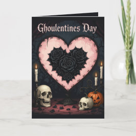 Ghoulentines dag Altare Till En Makaber Romans Kort