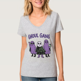 Ghoulgäng Söt Spöktrupp Halloween Kaffe T Shirt