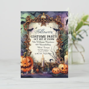Ghoulish Gala: Personlig Halloween-inbjudan Inbjudningar