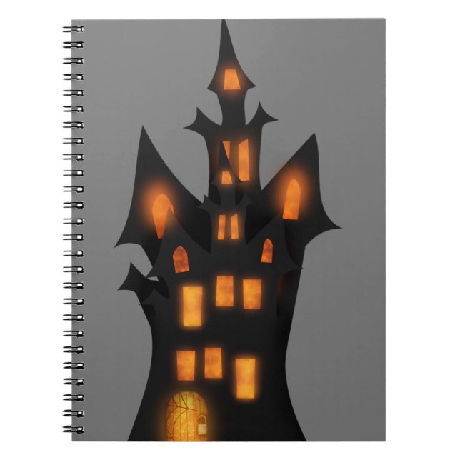 Ghoulish Grimoire: Halloween Spiral Photo Journal Anteckningsbok (Framsidan)