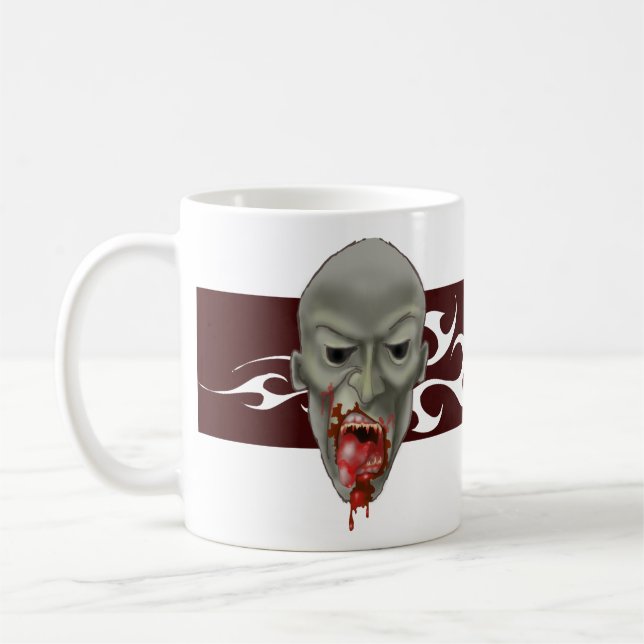 Ghoulish Zombie Attack Kaffemugg (Vänster)