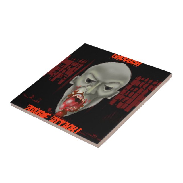 Ghoulish Zombie Attack Kakelplatta (Sidan)