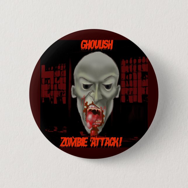 Ghoulish Zombie Attack Knapp (Framsida)