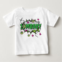 Ghoulishly Cute "ZomBaby" Zombie Baby Pun T Shirt