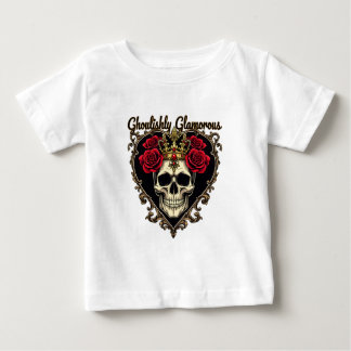 Ghoulishly Glamous, Halloween Elegance Design T Shirt