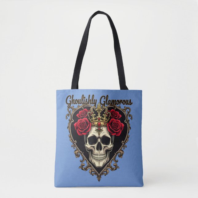 Ghoulishly Glamous, Halloween Elegance Design Tygkasse (Framsida)