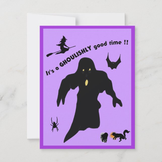 Ghoulishy Bra Time - Inbjudningar (Framsida)