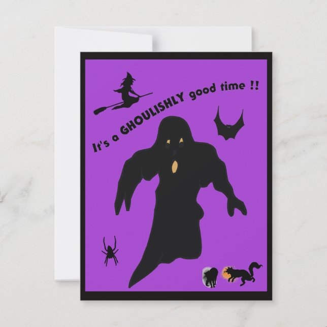 Ghoulishy Bra Time - Inbjudningar (Framsida)