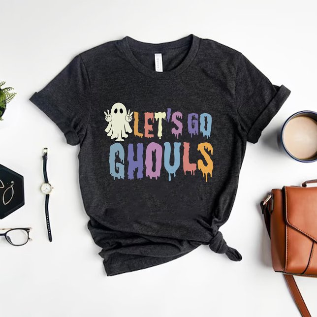 Ghouls Cute Boo Funny Halloween T Shirt (Lets Go Ghouls Cute Boo Funny Halloween T-Shirt)