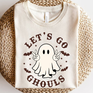 Ghouls Funny Ghost Halloween Retro T Shirt